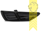 LED, mit LED Blinker, dynamischer LED Blinker, schwarz, smoke, nur passend bei Fahrzeugen mit Original Halogen Rückleuchten, Eintragungsfrei / mit E-Prüfzeichen